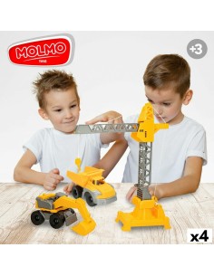 Construction Vehicles Colorbaby 31 x 41 x 9,5 cm (4 Units) 3 Pieces 2