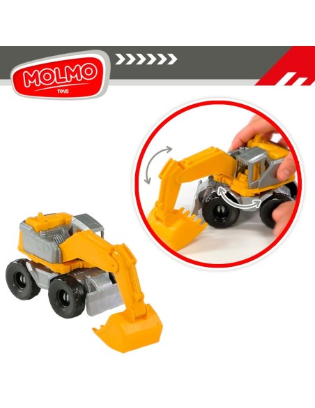 Construction Vehicles Colorbaby 31 x 41 x 9,5 cm (4 Units) 3 Pieces