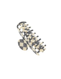 Hair Accessory Araban White Black Squared