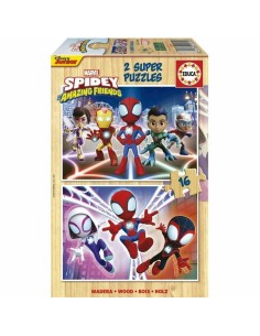 2-Puzzle Set Educa 16 Pieces Duo