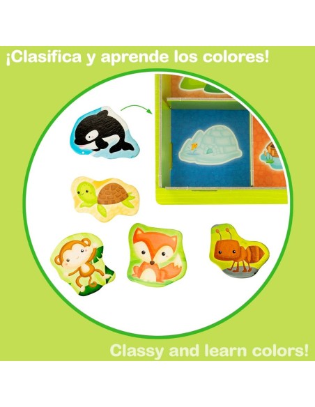Educational Game Lisciani 26 x 6 x 26 cm animals Montessori method 67 Pieces 6 Units
