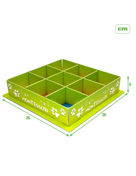 Educational Game Lisciani 26 x 6 x 26 cm animals Montessori method 67 Pieces 6 Units