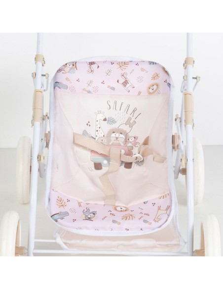 Chair for Dolls Colorbaby Safari 40 x 57 x 49 cm 4 Units Convertible