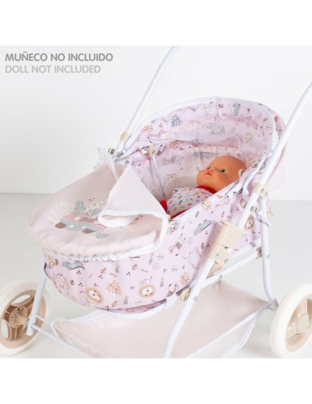 Chair for Dolls Colorbaby Safari 40 x 57 x 49 cm 4 Units Convertible