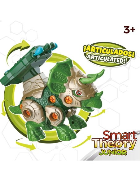Set of 2 Dinosaurs Colorbaby 21 x 14 x 9,5 cm articulated Throws Projectiles 4 Units Dinosaur