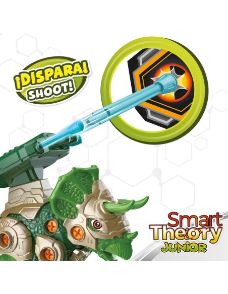 Set of 2 Dinosaurs Colorbaby 21 x 14 x 9,5 cm articulated Throws Projectiles 4 Units Dinosaur