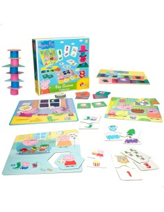 Educational Game Peppa Pig Edu Games Collection 24,5 x 0,2 x 24,5 cm (6 Units) 10-in-1 2