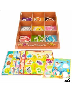 Educational Game Lisciani 26 x 6 x 26 cm Colours Montessori method 61 Pieces 6 Units
