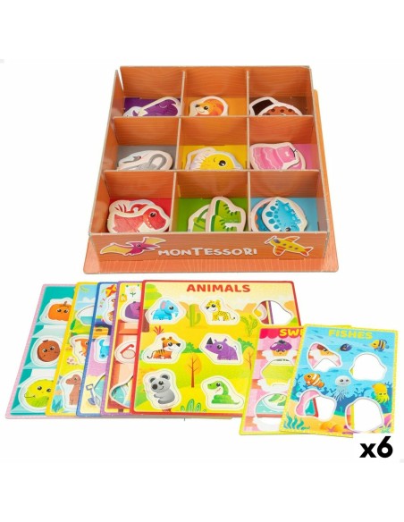Educational Game Lisciani 26 x 6 x 26 cm Colours Montessori method 61 Pieces 6 Units