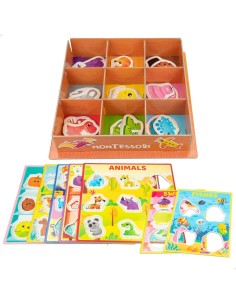 Educational Game Lisciani 26 x 6 x 26 cm Colours Montessori method 61 Pieces 6 Units 2