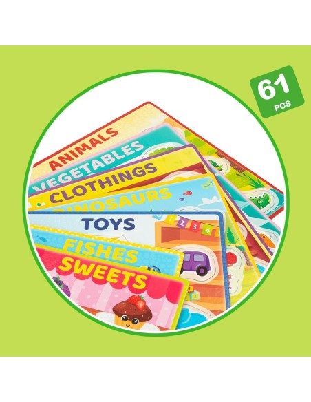 Educational Game Lisciani 26 x 6 x 26 cm Colours Montessori method 61 Pieces 6 Units