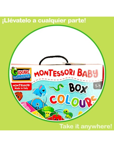 Educational Game Lisciani 26 x 6 x 26 cm Colours Montessori method 61 Pieces 6 Units