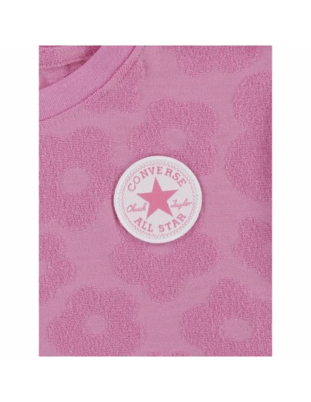 Children's Sports Outfit Converse Floral Jacquard Dark pink