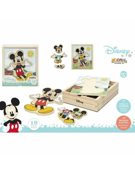 Child's Wooden Puzzle Disney Wood (19 pcs)
