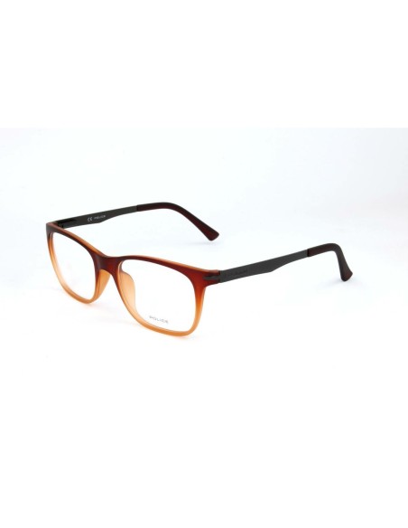 Men' Spectacle frame Police V1974-52N66M Brown Ø 52 mm