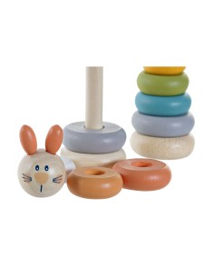 Educational Game Home ESPRIT 5,5 x 5,5 x 14 cm animals (2 Units) 2