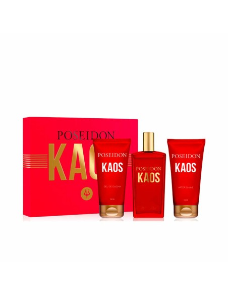 Men's Perfume Set Poseidon POSEIDON KAOS EDT 3 Pieces