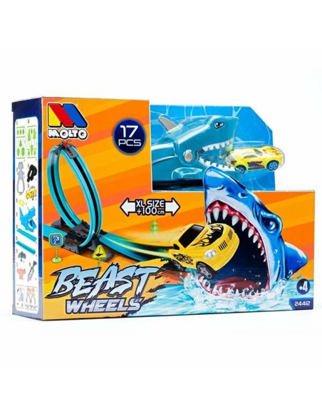 Racetrack Moltó 107 cm Shark 17 Pieces