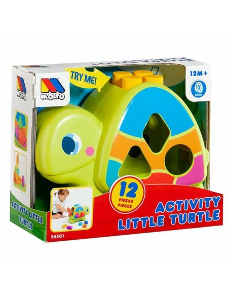 Interactive Toy Moltó 57 x 27,5 x 97 cm Tortoise 12 Pieces