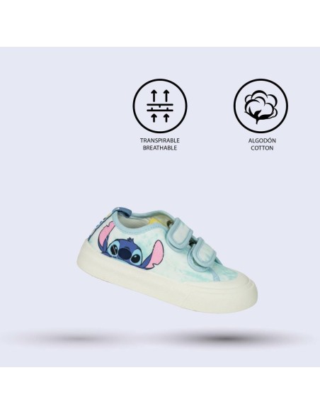 Sports Shoes for Kids Stitch Light Blue