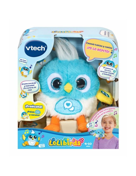 Soft toy with sounds Vtech Lolibirds Lolito Blue