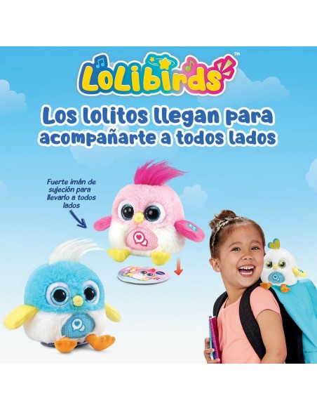 Soft toy with sounds Vtech Lolibirds Lolito Blue