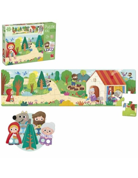 Child's Puzzle Diset XXL Little Red Riding Hood 30 Pieces