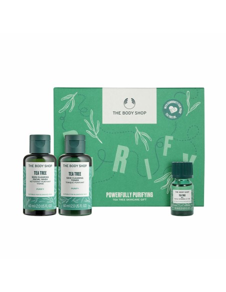 Cosmetic Set The Body Shop Powerfull y Purifying 3 Pieces Tea tree