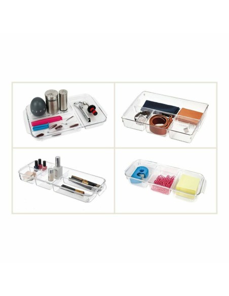 Multi-Purpose Organiser Confortime Transparent 37,5 x 23,5 x 5, cm (12 Units)