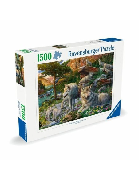 Puzzle Ravensburger Wolves in Spring