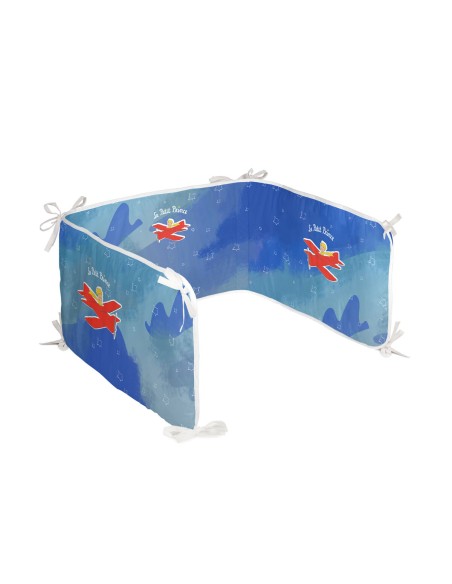 Cot protector HappyFriday Le Petit Prince Son avion Multicolour 210 x 40 cm