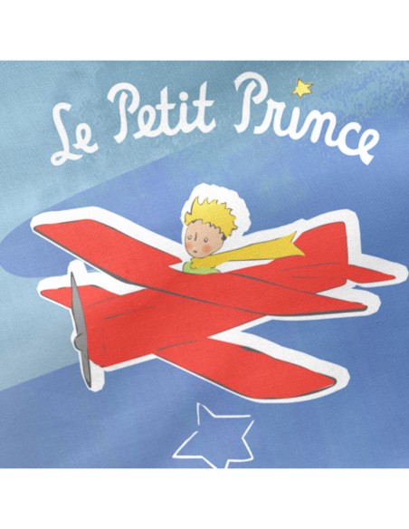 Cot protector HappyFriday Le Petit Prince Son avion Multicolour 210 x 40 cm
