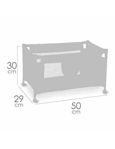 Travel cot Decuevas Coco 50 x 29 x 30 cm Blue