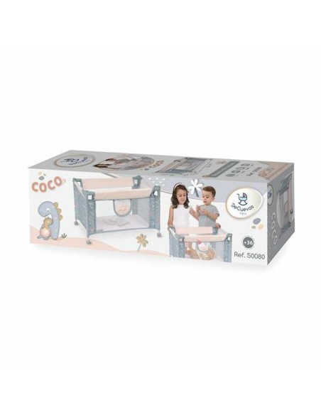 Travel cot Decuevas Coco 50 x 29 x 30 cm Blue
