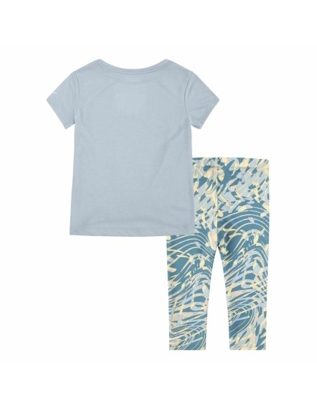 Children's Sports Outfit Nike Dri-Fit Grey Multicolour 2 Pieces