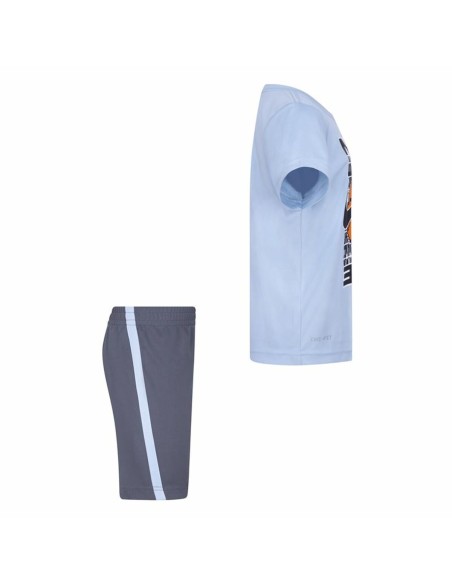 Children's Sports Outfit Nike Df Icon Grey Multicolour 2 Pieces