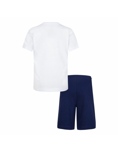 Children's Sports Outfit Nike Nsw Add Ft Short  Blue White Multicolour 2 Pieces