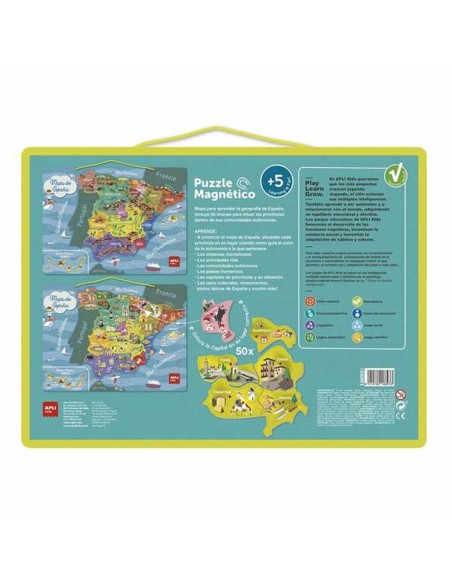 Puzzle Apli Spain Magnetic 50 Pieces