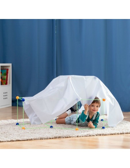 Children’s Fort Building Kit Archikitt InnovaGoods 85 Pieces