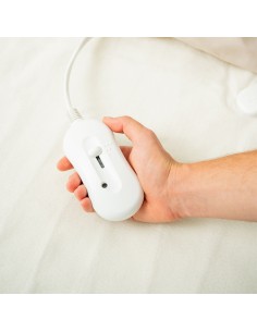 Single Electric Underblanket Krewarm InnovaGoods 60 W 80 x 150 cm White 2