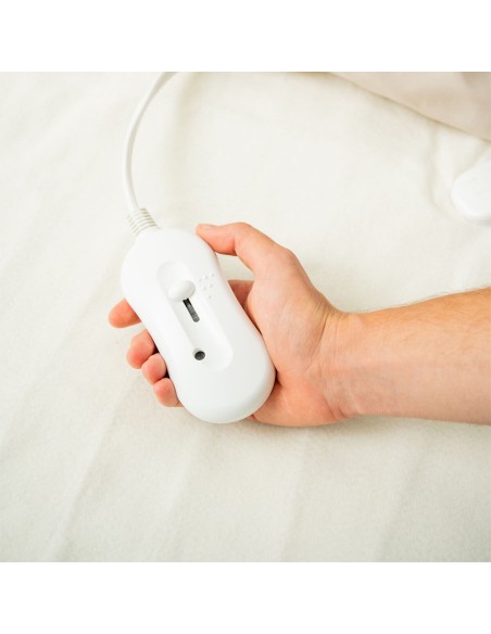 Single Electric Underblanket Krewarm InnovaGoods 60 W 80 x 150 cm White