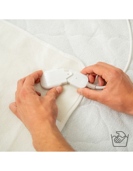 Single Electric Underblanket Krewarm InnovaGoods 60 W 80 x 150 cm White
