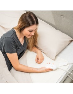 Double Electric Underblanket Blewarm InnovaGoods 60+60 W 140 x 160 cm White