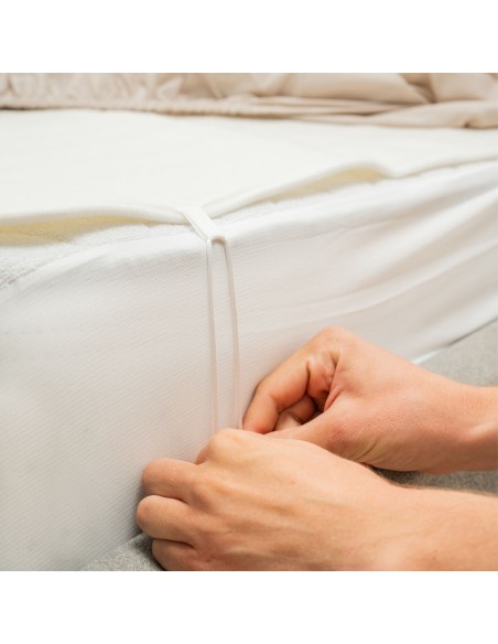 Single Electric Underblanket Krewarm InnovaGoods 60 W 80 x 150 cm White