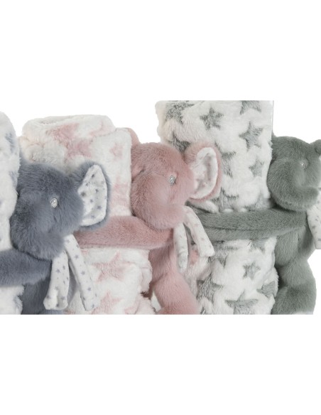 Gift Set for Babies Home ESPRIT Blue Green Pink Polyester (3 Units)