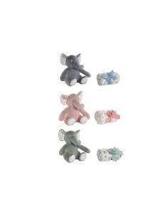 Gift Set for Babies Home ESPRIT Blue Green Pink Polyester (3 Units)