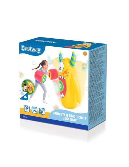 Children's Inflatable Boxing Punchbag with Stand Bestway Monster 120 cm
