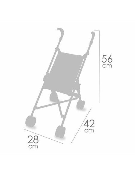 Doll Stroller Decuevas Coco 48 cm 28 x 42 x 56 cm