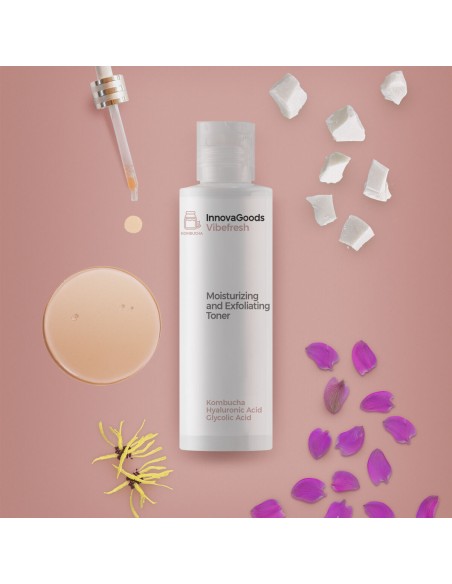 Moisturizing and Exfoliating Facial Toner Kombucha Vibefresh InnovaGoods 150 ml