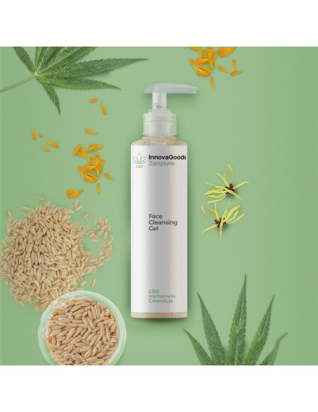 Facial Cleansing Gel CBD Zenpure InnovaGoods 200 ml